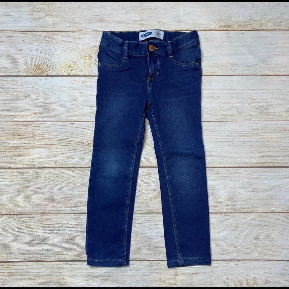 Old Navy girls 4T dark ballerina jeans